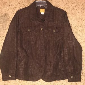 COPY - Ruby Rd. 18W Brown Jacket